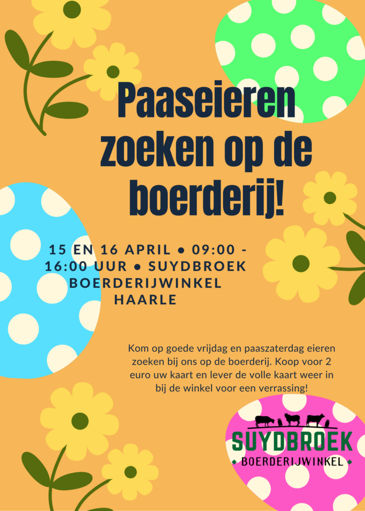 paaseieren zoeken op de boerderij