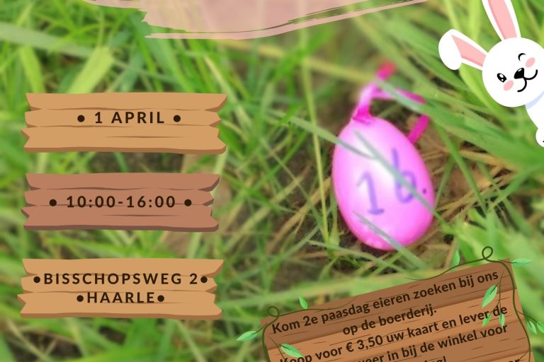 paaseieren zoeken op de boerderij paaseieren zoeken